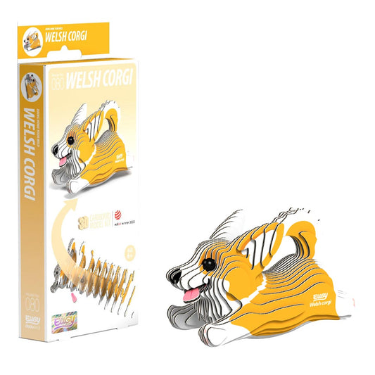 EUGY 3D Welsh Corgi No.80 Model Craft Kit