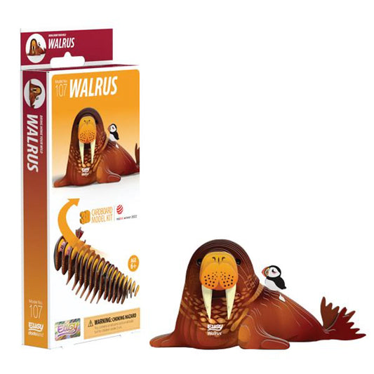 EUGY 3D Walrus No.107 Model Craft Kit