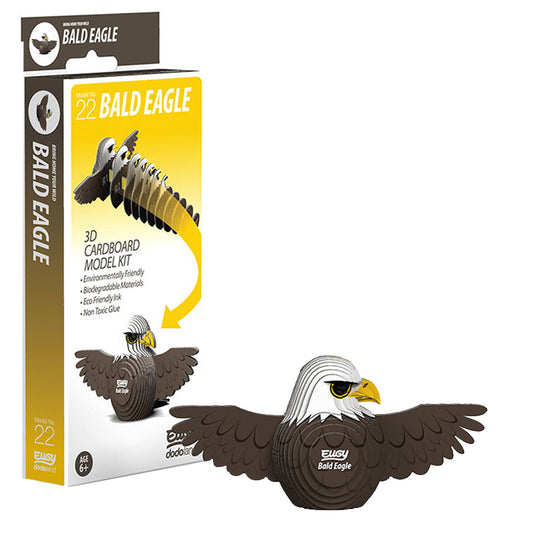 EUGY Bald Eagle No.22 3D Model Craft Kit