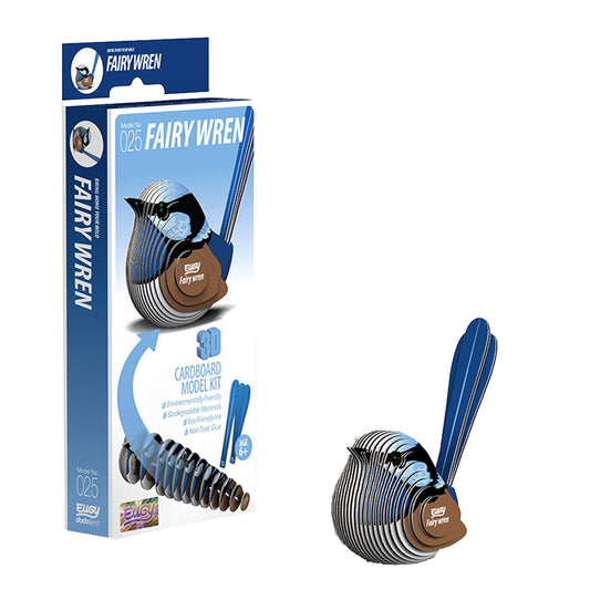 EUGY Fairy Wren No.25 3D Model Craft Kit