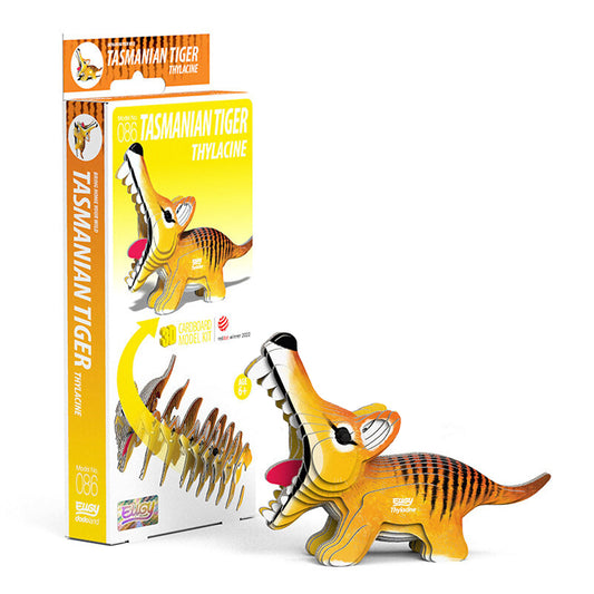 EUGY Tasmanian Tiger Thylacine No.86 3D Model Craft Kit