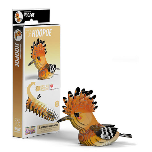 EUGY Hoopoe No.105 3D Model Craft Kit