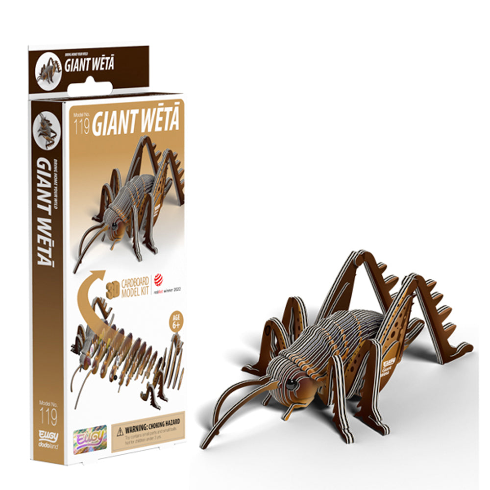 EUGY Giant Weta No.119 3D Model Craft Kit