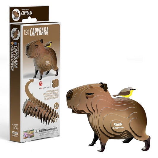 EUGY Capybara No.120 3D Model Craft Kit