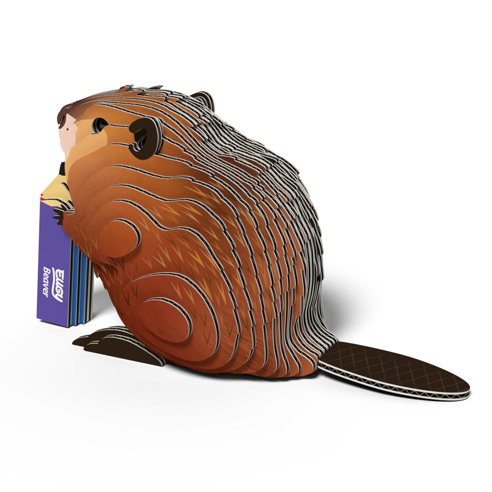 EUGY Beaver No.127 3D Model Craft Kit