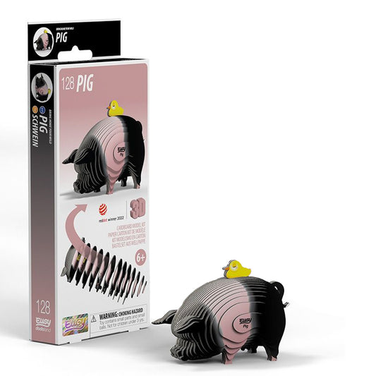 EUGY 3D Pig No.128 Model Craft Kit