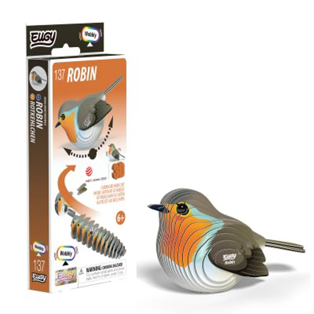 EUGY 3D Robin No.137 Model Craft Kit