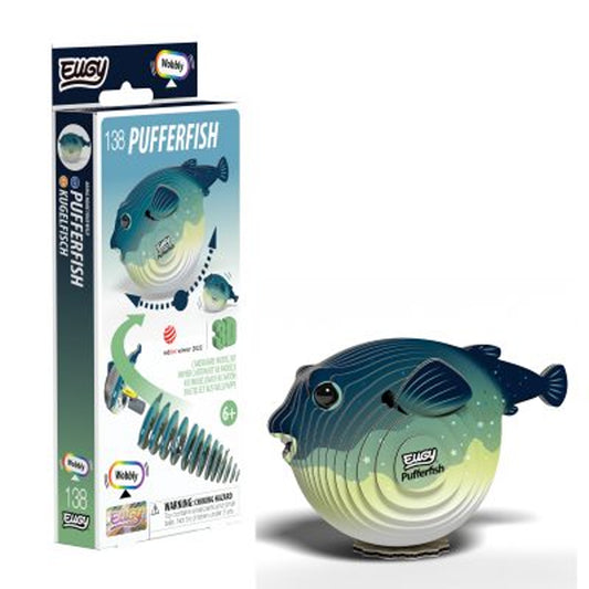 EUGY 3D Pufferfish No.138 Model Craft Kit