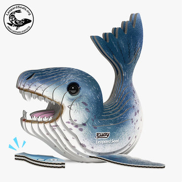 EUGY Leopard Seal No.074 3D Model Craft Kit