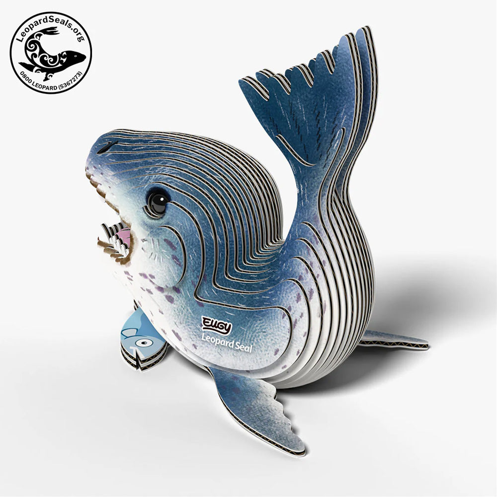 EUGY Leopard Seal No.074 3D Model Craft Kit