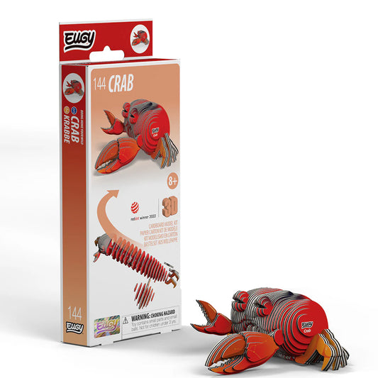 EUGY Crab No.144 3D Model Craft Kit