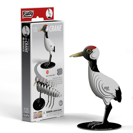 EUGY Crane No.125 3D Model Craft Kit