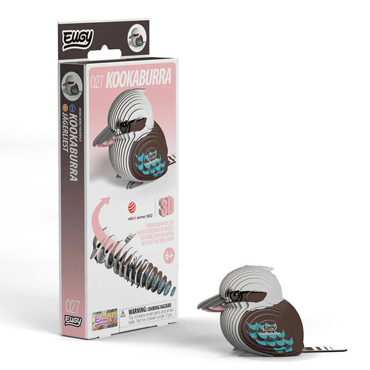 EUGY Kookaburra No.27 3D Model Craft Kit