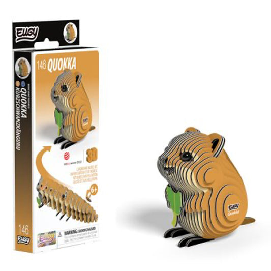 EUGY Quokka No.146 3D Model Craft Kit