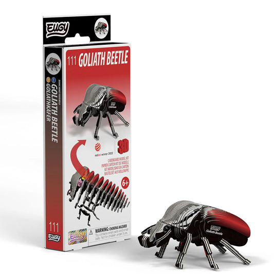 EUGY Goliath Beetle No.111 3D Model Craft Kit