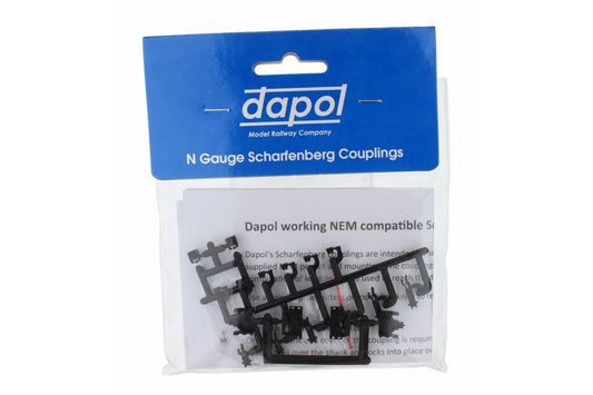 Dapol Scharfenburg Coupler (Short/Medium or Long) 1pr N Gauge 2A-000-029