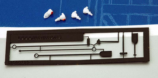 Dapol Fire Iron & Plastic Lamps N Gauge DA2A-001-001