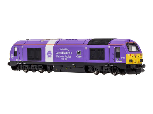 Dapol Class 67 007 DB Cargo Platinum Jubilee Purple (DCC-Fitted) DA2D-010-016D