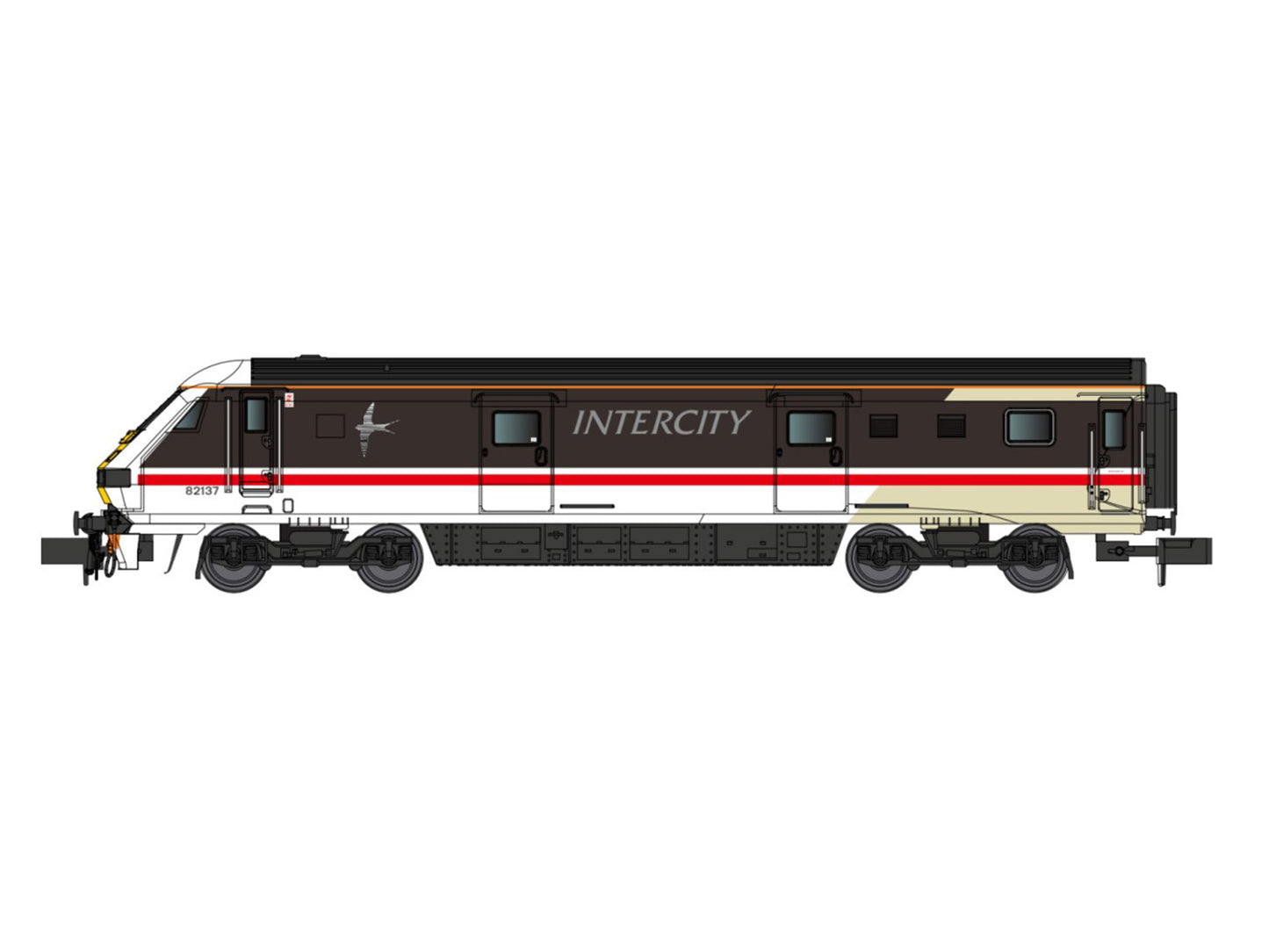 Dapol Mk3 DVT Intercity Swallow 82137 N Gauge DA2D-017-005