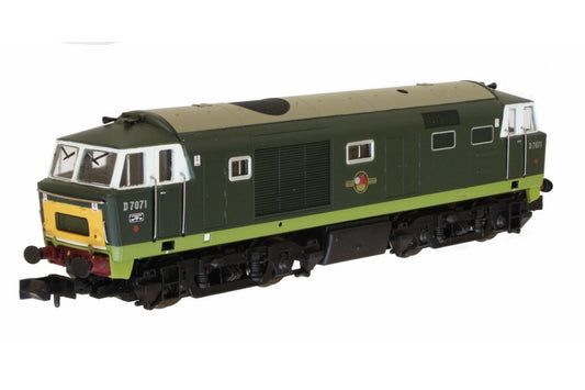 Dapol 2D-018-012 Class 35 D7071 BR Two Tone Green SYP N Gauge