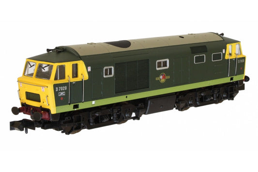 Dapol 2D-018-013 Class 35 D7020 BR Two Tone Green FYE N Gauge