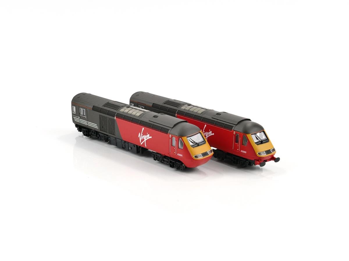 Dapol Class 43 HST Power Car Set 43080/091 Virgin Trains DA2D-019-205 N Gauge