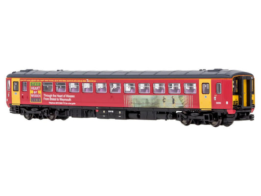 Dapol Class 153 318 Wessex Trains Pink (DCC-Fitted) DA2D-020-006D N Gauge