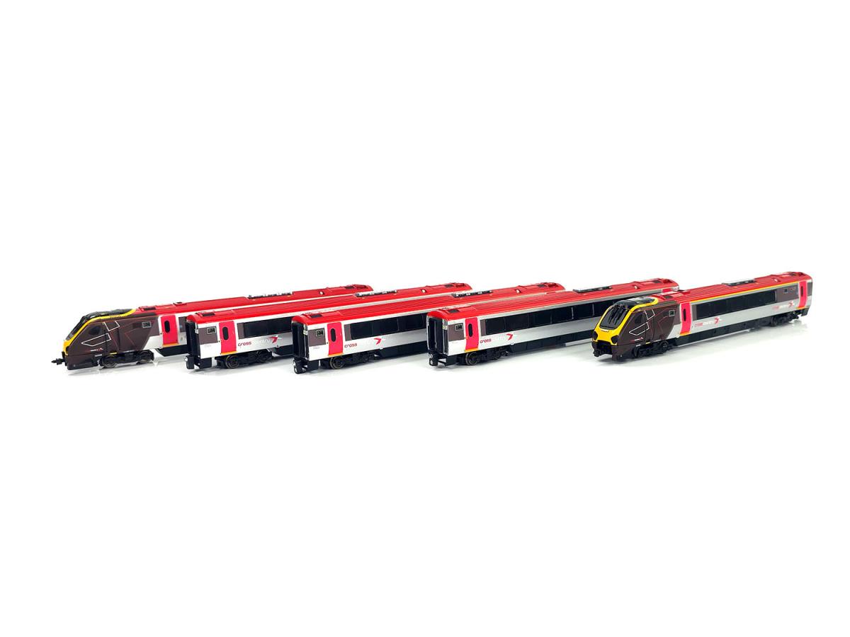 Dapol 2D-023-003  Class 221 136 5 Car DMU CrossCountry Trains N Gauge
