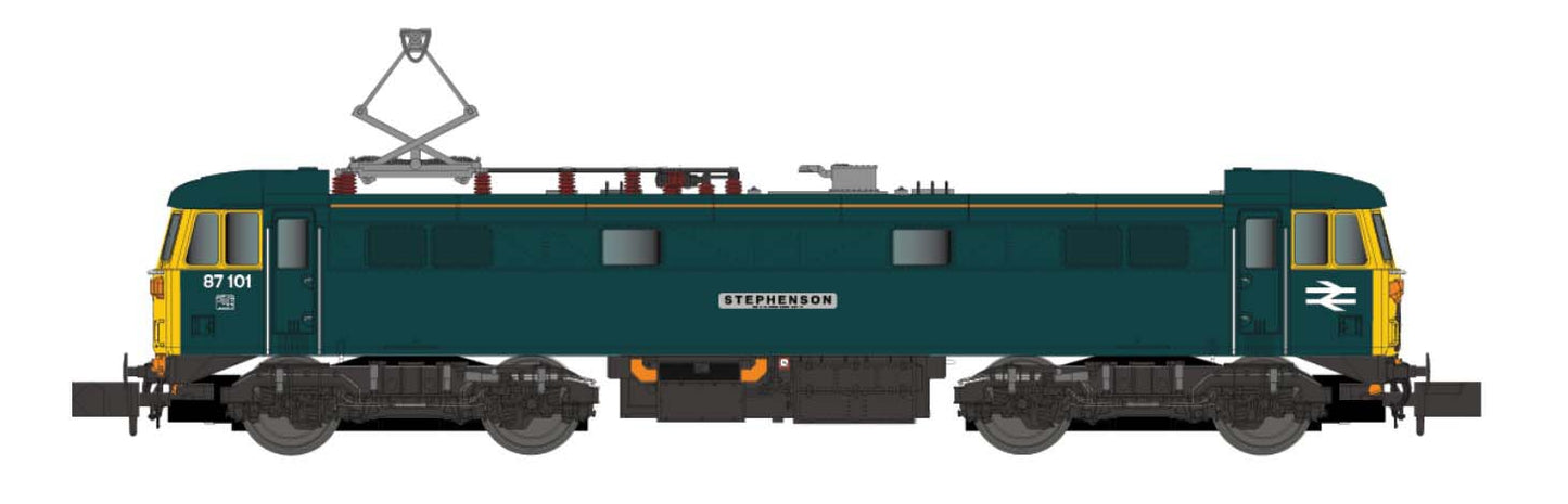 Dapol Class 87 101 'Stephenson' BR Blue (DCC-Fitted) 2D-087-005D N Gauge