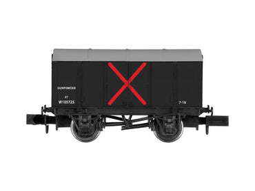 Dapol Gunpowder Van GWR W105725 Weathered DA2F-013-112 N Gauge