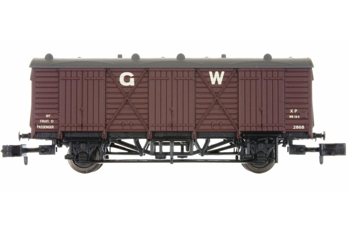 Dapol Fruit D Van GWR Brown 2868 DA2F-014-010 N Gauge