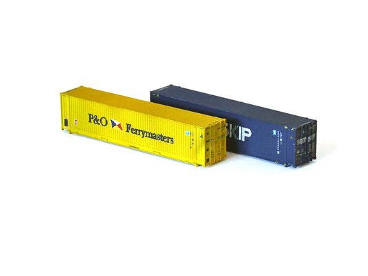 Dapol 45ft Hi-Cube Container Pack (2) P&O/Samskip Weathered DA2F-028-020 N Gauge