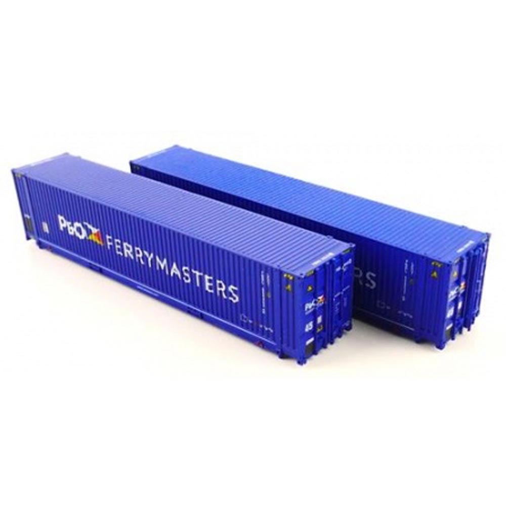 Dapol 45ft Hi-Cube Containers P&O Ferry 0084602/0080377 N Gauge DA2F-028-104