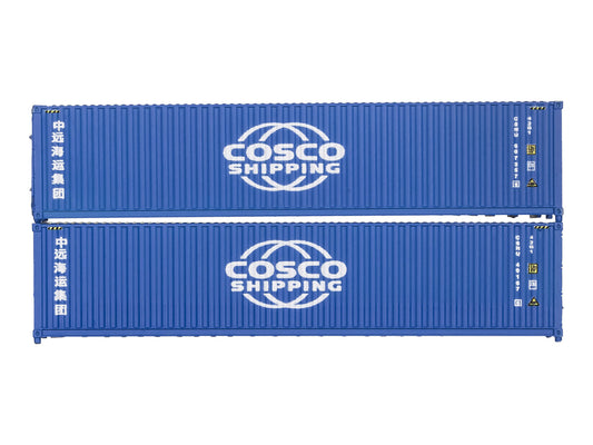 Dapol 40ft Container Set (2) Cosco Shipping N Gauge DA2F-028-208