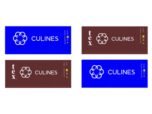 Dapol 20ft Container Set (4) Culines/TBGU N Gauge 2F-028-210