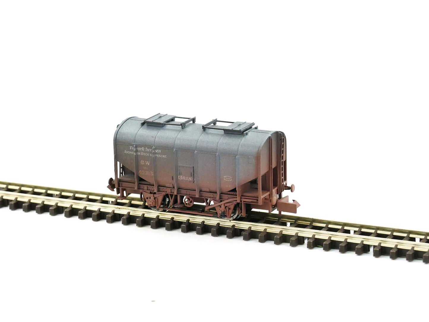 Dapol Bulk Grain Hopper GWR Avonmouth 42313 Weathered 2F-036-056 N Gauge
