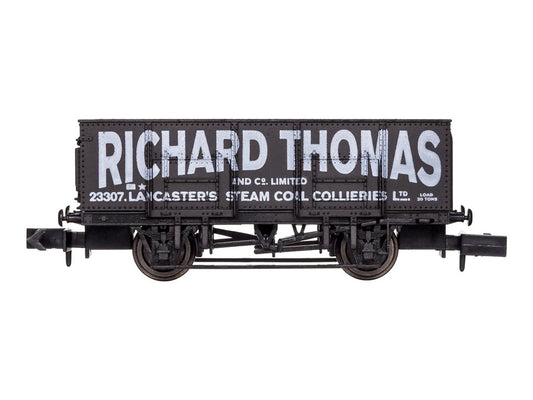 Dapol 20t Steel Mineral Wagon Richard Thomas Black 23307 N Gauge 2F-038-057