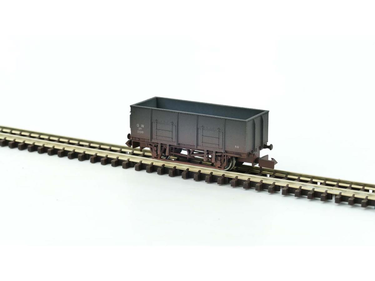 Dapol 20t Steel Mineral Wagon GWR 33240 Weathered DA2F-038-064 N Gauge