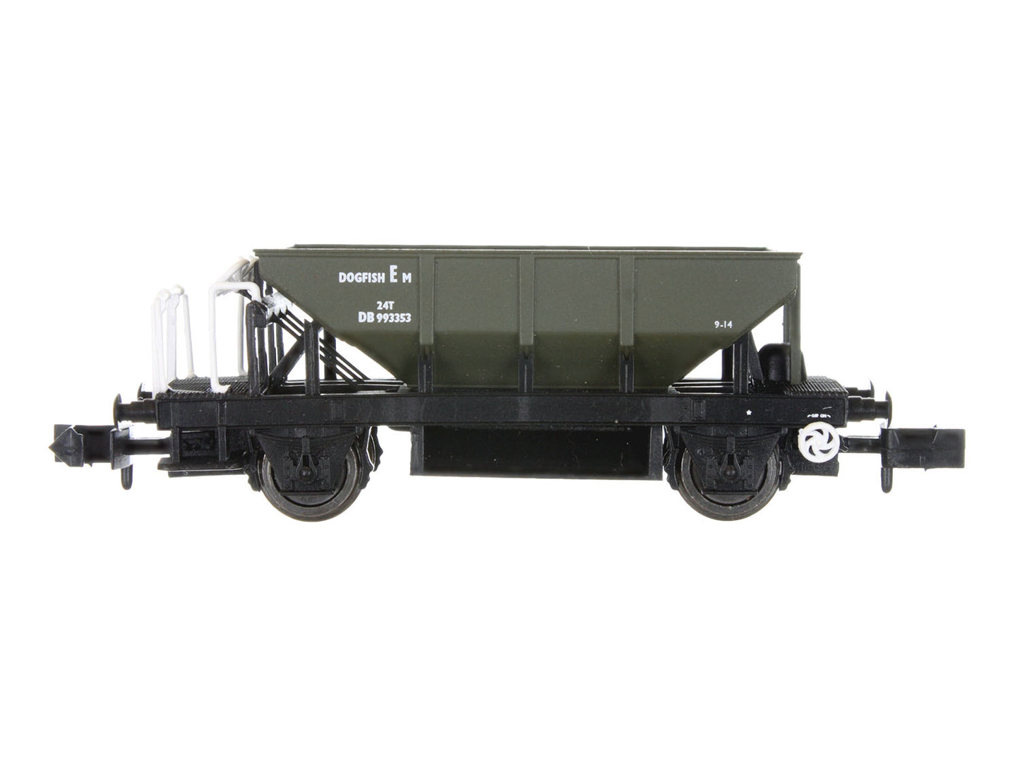 Dapol Dogfish Wagon BR Olive DB983195 DA2F-041-010 N Gauge