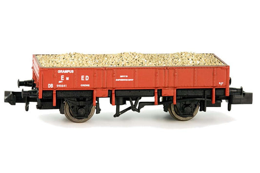 Dapol 2F-060-017 Grampus Wagon BR Indian Red DB985730 N Gauge