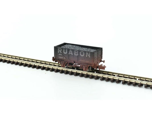 Dapol 7 Plank Wagon Ruabon 820 Weathered 2F-071-083 N Gauge