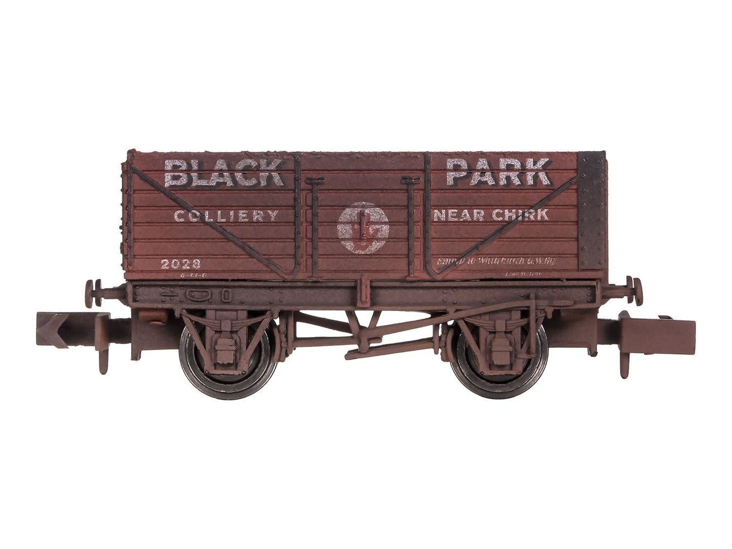 Dapol 7 Plank Wagon Chirk 2028 Weathered N Gauge DA2F-071-085