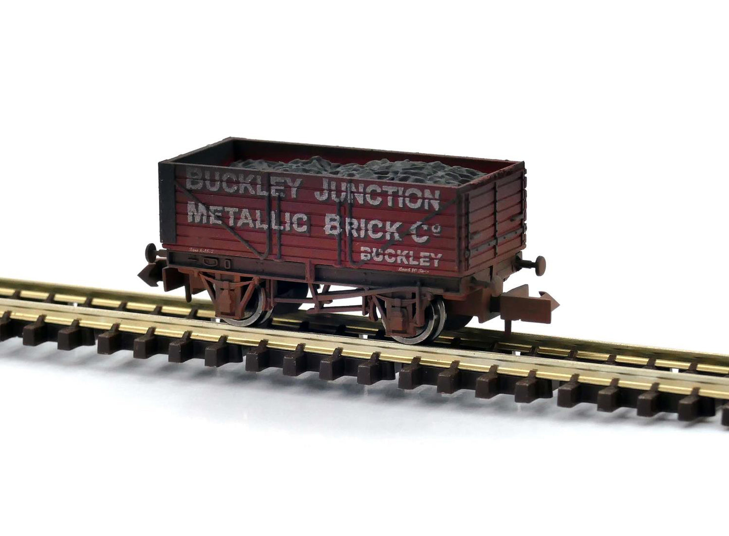Dapol 7 Plank Wagon Buckley Junction 24 Weathered N Gauge DA2F-071-089
