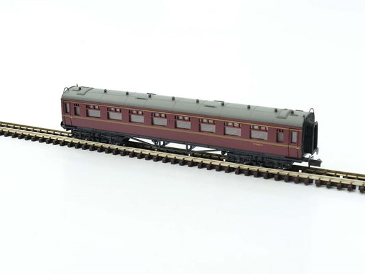 Dapol 2P-000-106 Collett Coach Second BR Maroon W1080W N Gauge