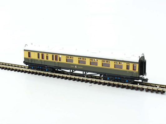 Dapol 2P-000-284 Collett Coach Brake Composite GWR Chocolate/Cream 6355 N Gauge