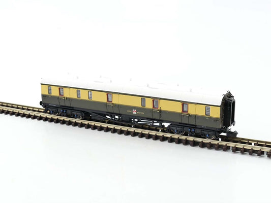 Dapol 2P-000-311 Collett Coach Full Brake GWR Chocolate/Cream 181 N Gauge