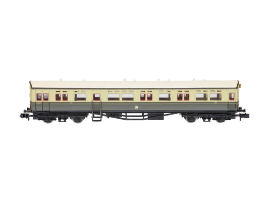 Dapol 2P-004-015 Autocoach GWR Shirtbutton Chocolate/Cream 194 N Gauge