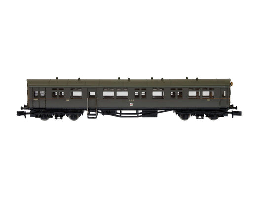 Dapol 2P-004-016 Autocoach GWR Twin Cities Brown/Orange Lining N Gauge