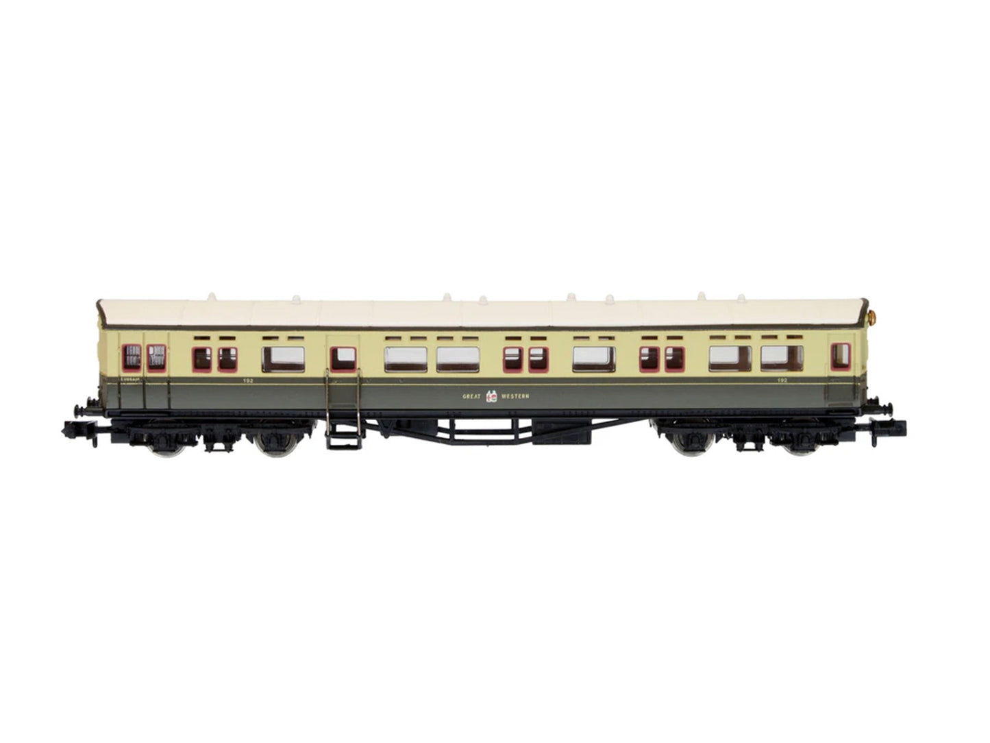 Dapol 2P-004-017  Autocoach GWR Crest Chocolate/Cream 192 N Gauge