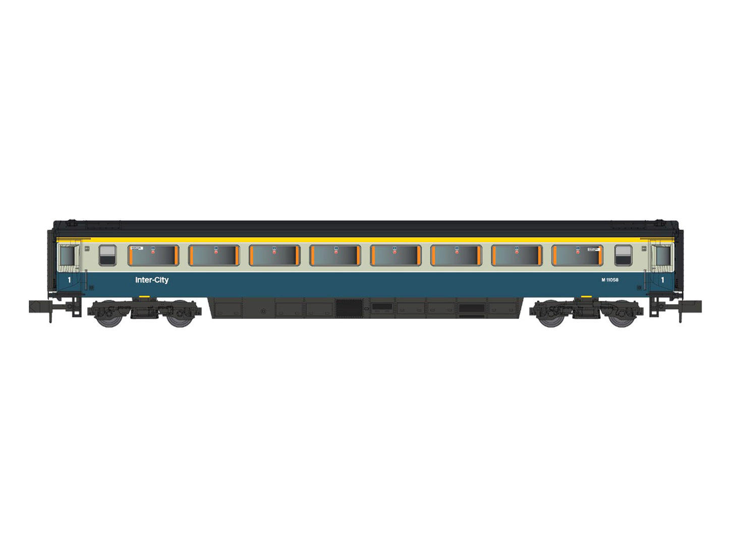 Dapol Mk3 1st Class Coach BR Blue/Grey M11058 N Gauge DA2P-009-330